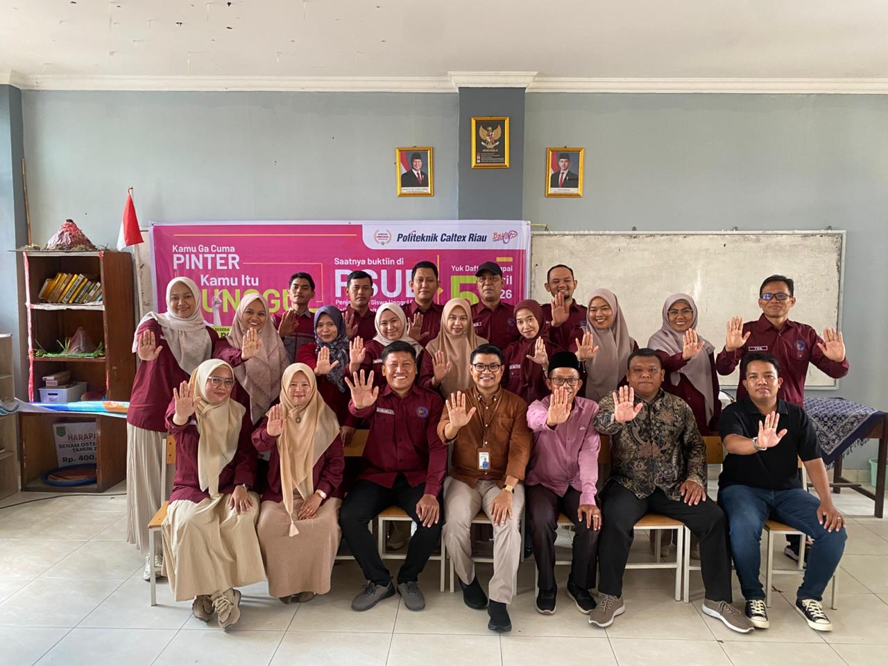 Sosialisasi dari Politeknik Caltex Riau